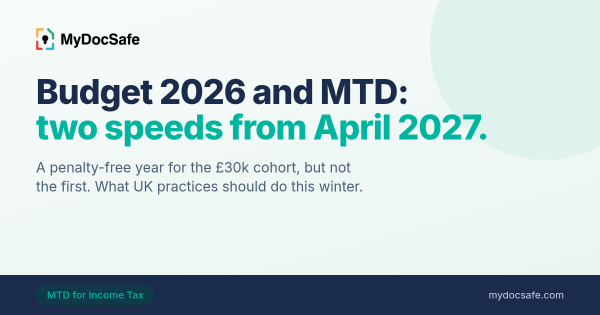 Budget 2026 and Making Tax Digital: what accounting firms should do before April 2027